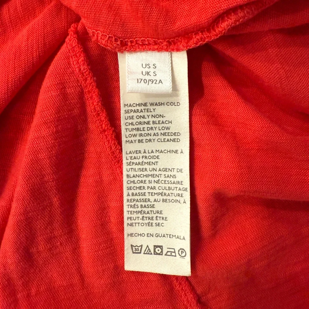 We The Free Bright Red Long Sleeve Tee - Picture 4 of 6